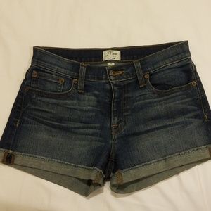 Denim shorts
